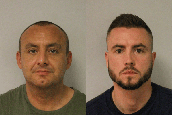  PC Deniz Jaffer, 47, (left) and PC Jamie Lewis, 33, (right)  took photographs of the murdered bodies of sisters Bibaa Henry and Nicole Smallman
