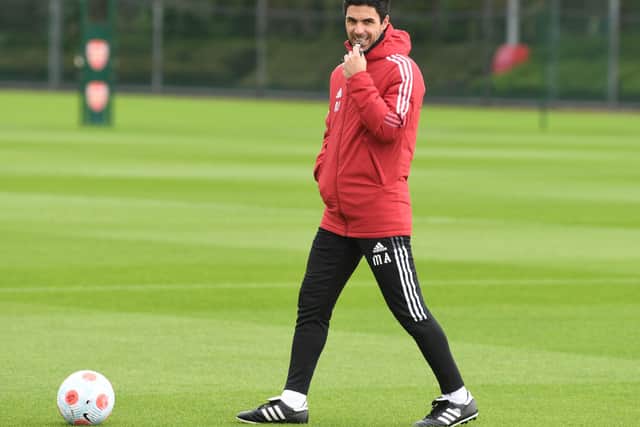 Cesc Fabregas has high praise for Arsenal manager Mikel Arteta. Credit: Stuart MacFarlane/Arsenal FC via Getty Images