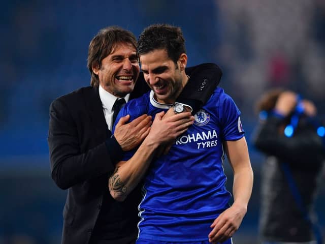 Cesc Fabregas says Antonio Conte could walk away from Spurs if he doesn’t achieve his goals. Credit: BEN STANSALL/AFP via Getty Images