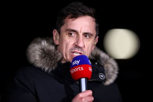 Sky Sports pundit Harry Kane. Credit: Naomi Baker/Getty Images
