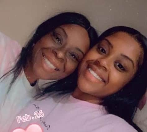 Cancer patient Judith Neptial, left, with her daughter. Photo: Judith Neptial