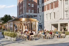 The first pictures of a huge £3bn plan to make London look like Paris have been revealed.  Photo: LDRS