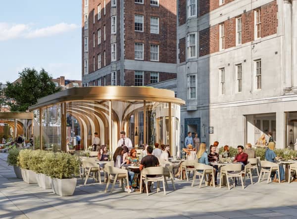 The first pictures of a huge £3bn plan to make London look like Paris have been revealed.  Photo: LDRS