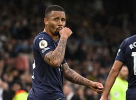 Manchester City’s Gabriel Jesus is an Arsenal transfer target. Credit: OLI SCARFF/AFP via Getty Images
