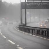 The wet weather could last throughout the afternoon