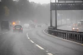 The wet weather could last throughout the afternoon