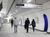New platform at Bank Station