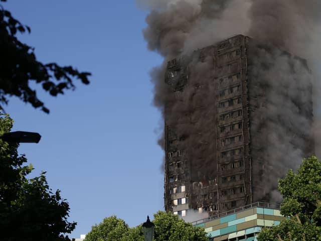 The Grenfell Tower fire. Credit: DANIEL LEAL/AFP via Getty Images