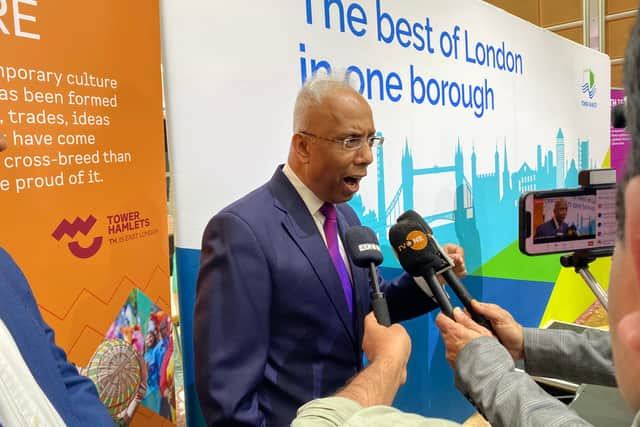 Lutfur Rahman has been reelected mayor of Tower Hamlets. Photo: LDRS