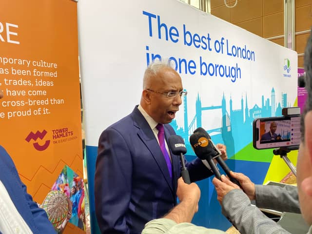 Lutfur Rahman has been reelected mayor of Tower Hamlets. Photo: LDRS