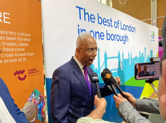 Lutfur Rahman has been reelected mayor of Tower Hamlets. Photo: LDRS