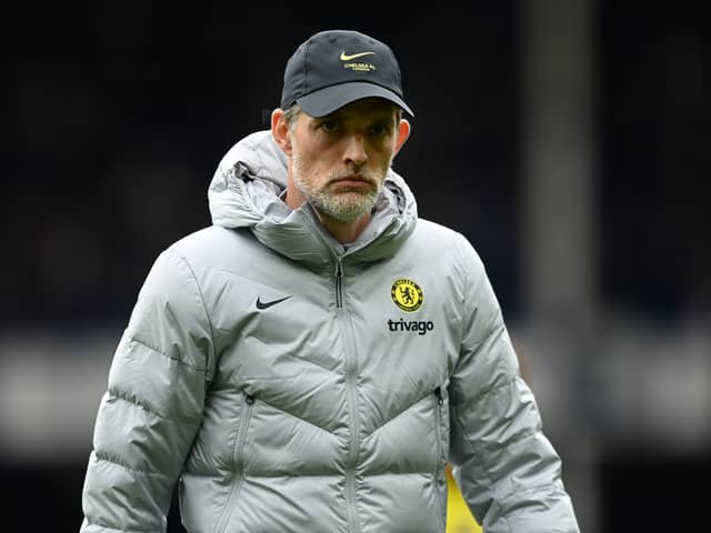 Thomas Tuchel, Manager of Chelsea,  during the Premier League match . (Photo by Michael Regan/Getty Images)