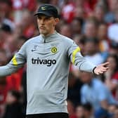  Thomas Tuchel reacts during the English FA Cup final football match between Chelsea and Liverpool (Photo by GLYN KIRK/AFP via Getty Images)