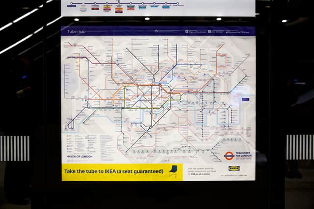 New map on the Elizabeth line