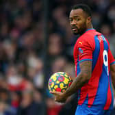 Jordan Ayew of Crystal Palace looks on during the Premier League match (Photo by Bryn Lennon/Getty Images)