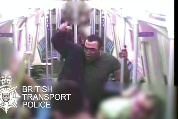 A machete-wielding attacker who hacked at a commuter on the Tube has been found guilty of attempted murder. Credit: BTP