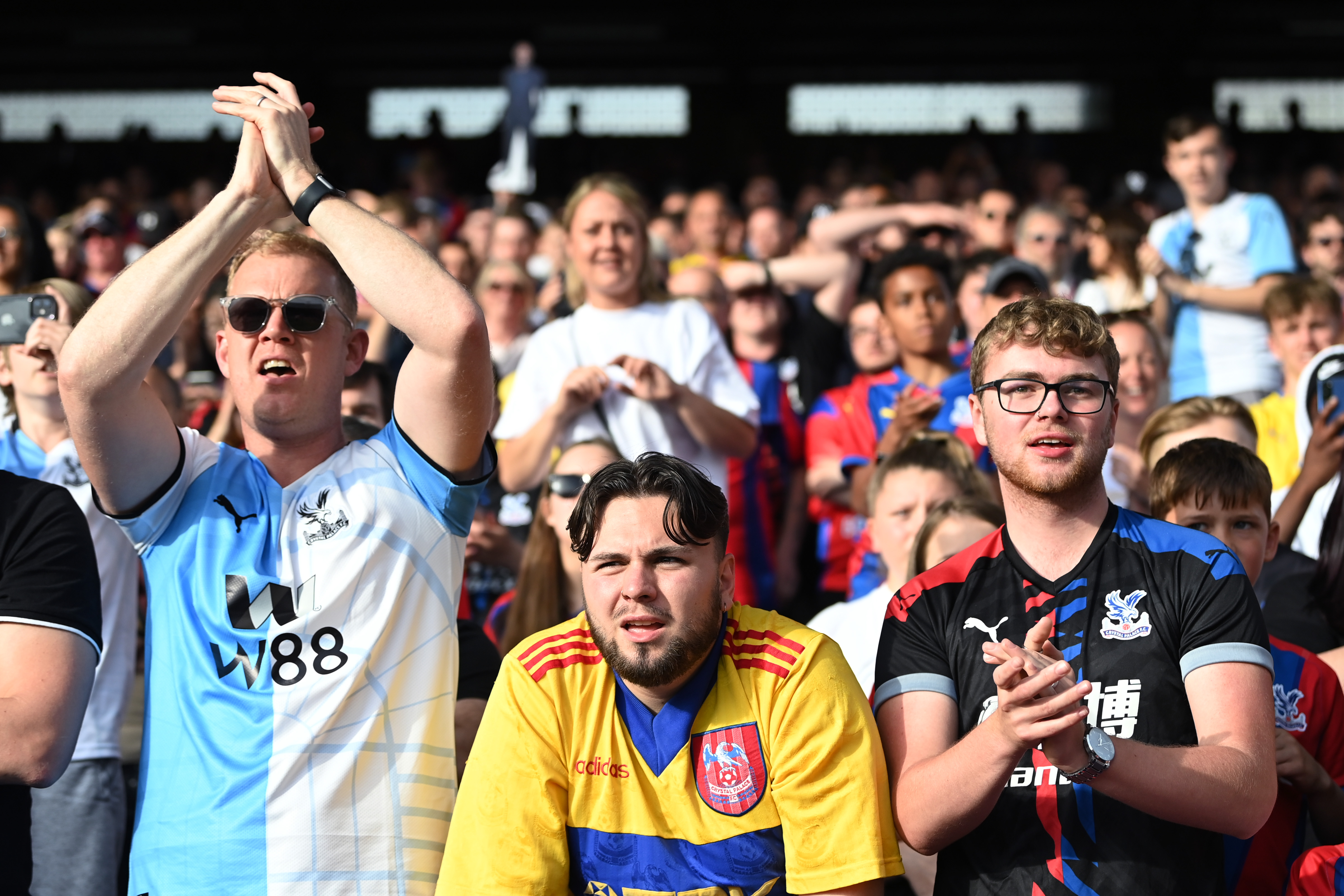 Ten brilliant photos of Crystal Palace fans at Selhurst for United win