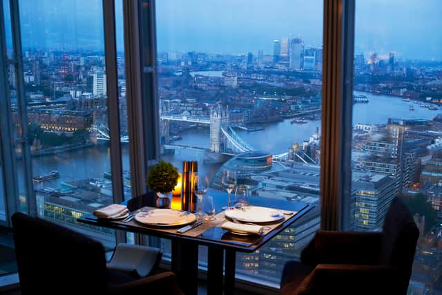 TĪNG Restaurant at the Shangri-La The Shard  is offering a five-course dining experience 