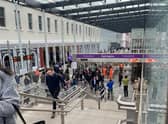 Paddington station was evacuated on the Elizabeth Line opening day. Photo: Liam Bruce
