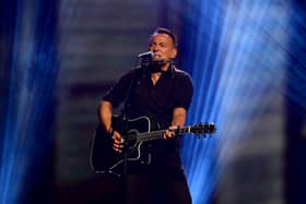 American singer-songwriter Bruce Springsteen performs during the closing ceremony of the Invictus Games 2017