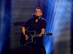 American singer-songwriter Bruce Springsteen performs during the closing ceremony of the Invictus Games 2017
