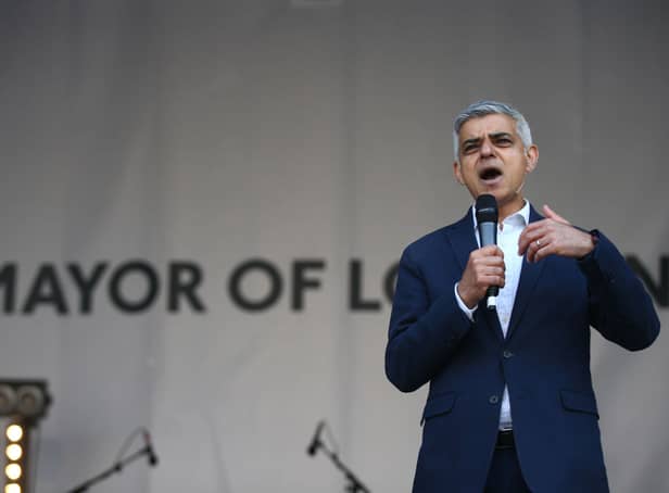 <p>Mayor of London Sadiq Khan. Credit: Hollie Adams/Getty Images</p>