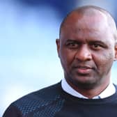 Crystal Palace manager Patrick Vieira.