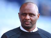 Crystal Palace manager Patrick Vieira.