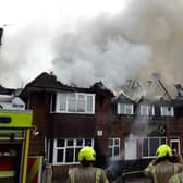 Firefighters tackled a blaze at Spice Klub in Harrow. Photo: London Fire Brigade