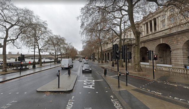 Somerset House on Victoria Embankment. Photo: Google Streetview