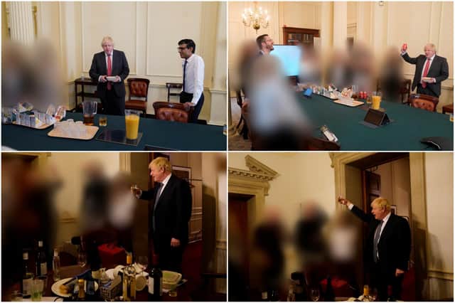 Sue Gray’s report included 9 new images of events in Downing Street