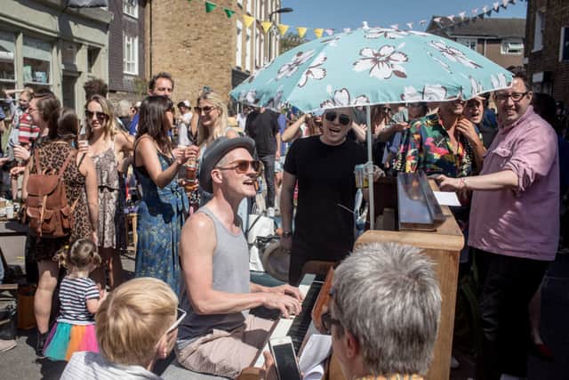 A Royal street party in London. Credit: Chris McGrath/Getty Images