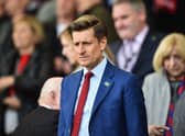 Crystal Palace’s English co-chairman Steve Parish is seen in the crowd during the English Premier League football match (Photo credit should read GLYN KIRK/AFP via Getty Images)