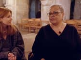Mina Smallman, right, with Stacey Dooley. Photo: BBC / True Vision East / Jermaine Blake