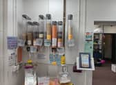 The surplus food bank is set up like a shop