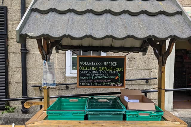 Lifeafterhummus operates as a surplus food bank