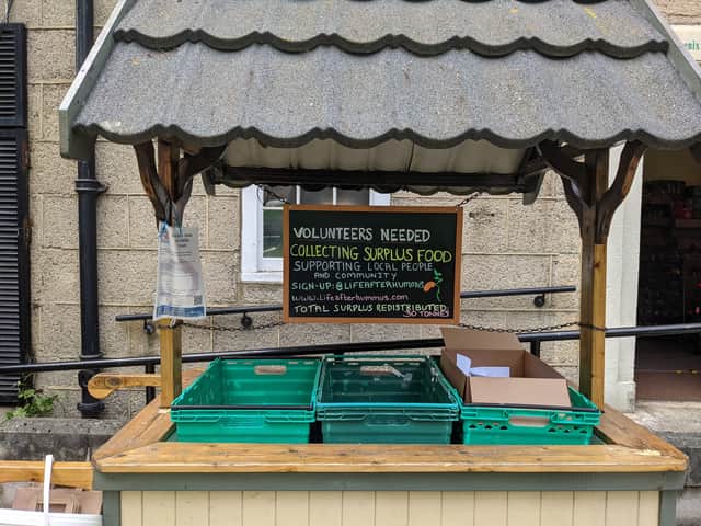 Lifeafterhummus operates as a surplus food bank