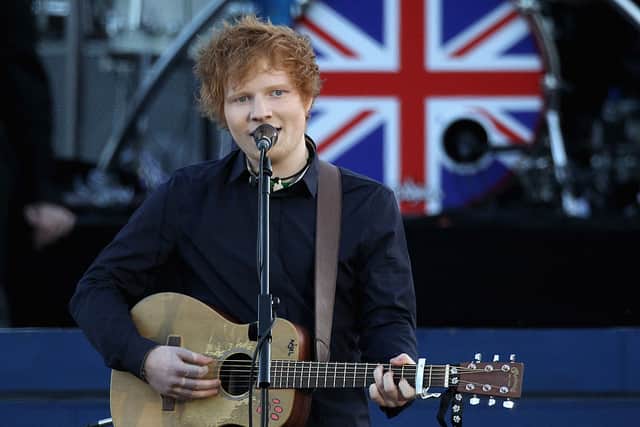 Ed Sheeran started out busking on the London Underground. Credit: Dan Kitwood/Getty Images