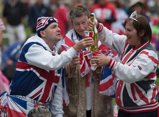 <p>Brits will be celebrating the Platinum Jubilee with street parties. Credit: OLI SCARFF/AFP via Getty Images</p>