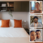 Co-living spaces are increasingly touted as an answer to the question of rethinking city living. Pictured, from top, Giuliana Przybycien, Rajan Hunjan, Rona Belle Pronto (front) and Florentine. Photo: Folk/LondonWorld/Rona Belle Pronto