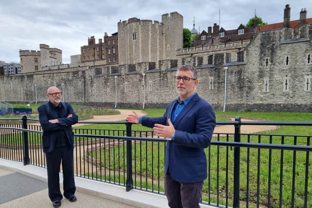 Public engagement director, Tom O’Leary, right, and chief landscape architect Andrew Grant. Photo: LondonWorld