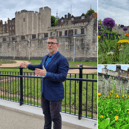 Tower of London public engagement director Tom O’Leary, at the Superbloom installation. Photo: LondonWorld