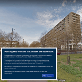 Policing are warning of violence in Burgess Park on Thursday, June 2. Photo: Google Streetview/Met Police