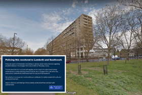 Policing are warning of violence in Burgess Park on Thursday, June 2. Photo: Google Streetview/Met Police