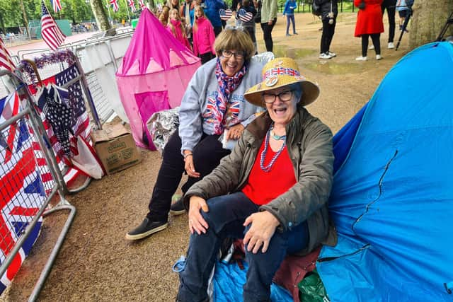 (L-R) Donna Werner and Mary-Jane Willows. Photo: SWNS