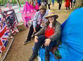 (L-R) Donna Werner and Mary-Jane Willows. Photo: SWNS