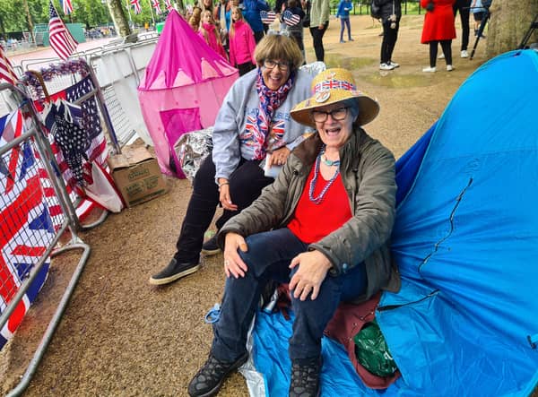 (L-R) Donna Werner and Mary-Jane Willows. Photo: SWNS