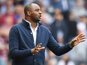 Crystal Palace manager Patrick Vieira.