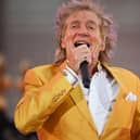 Sir Rod Stewart onstage during the Platinum Party at the Palace in front of Buckingham Palace on June 04, 2022 in London, England (Photo by Jeff J Mitchell - WPA Pool/Getty Images)