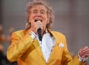 Sir Rod Stewart onstage during the Platinum Party at the Palace in front of Buckingham Palace on June 04, 2022 in London, England (Photo by Jeff J Mitchell - WPA Pool/Getty Images)